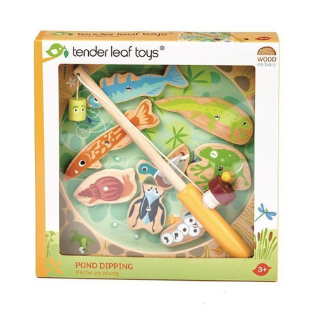 Drewniana gra zręcznościowa- Łowienie w stawie, Tender Leaf Toys