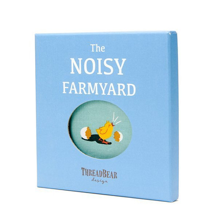 Miękka książeczka - THE NOISY FARMYARD, ThreadBear Design