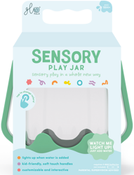 Glo Pals, Słoik sensoryczny do napełnienia wodą, kolor zielony