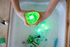 Glo Pals, Kostki sensoryczne świecące w wodzie Pippa - zabawka kąpielowa, kolor zielony