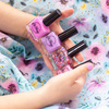 Oh Flossy, Lakier do paznokci Kremowy Róż, 12 ml, bio brokat, roślinna formuła