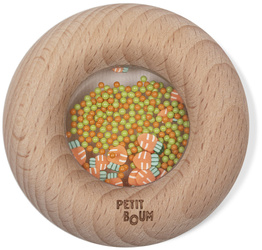 Petit Boum, Drewniana grzechotka sensoryczna, Marchewki