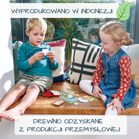 USZKODZONE OPAKOWANIE Drewniany terminal płatniczy z akcesoriami, Tender Leaf Toys