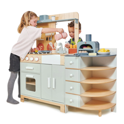 Drewniana kuchnia XXL z piekarnikiem La Fiamma Grand Kitchen, Tender Leaf Toys