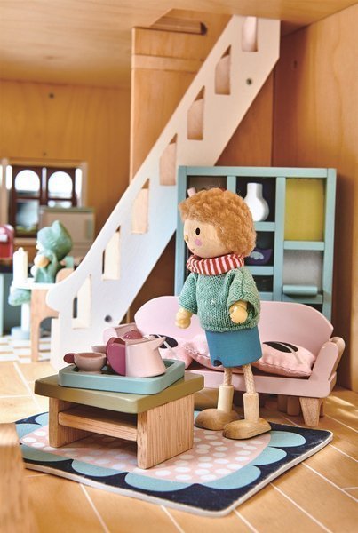 Drewniane meble do domku dla lalek - salon, Tender Leaf Toys
