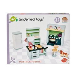 Drewniane meble do domku dla lalek - kuchnia, Tender Leaf Toys